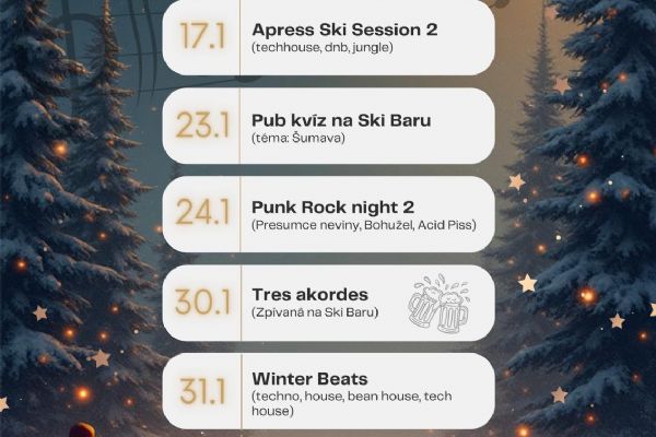 Program akcí Ski baru 