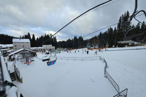 Nový rok na Špičáku přinesl i nový sníh