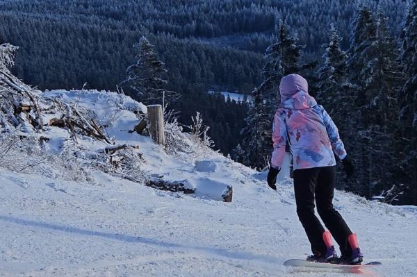 Weekend at Špičák: 3.5 km of slopes and a timed slalom on Spodní Šance