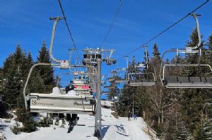 We are currently skiing on three slopes and the children’s area.